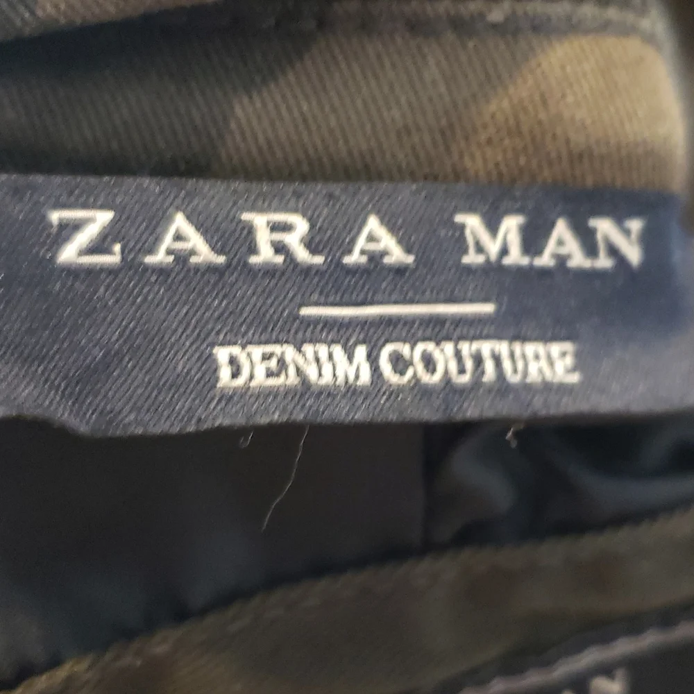 RARE  Zara Mens Camo Biker Couture Jacket Sz M - Picture 7 of 9